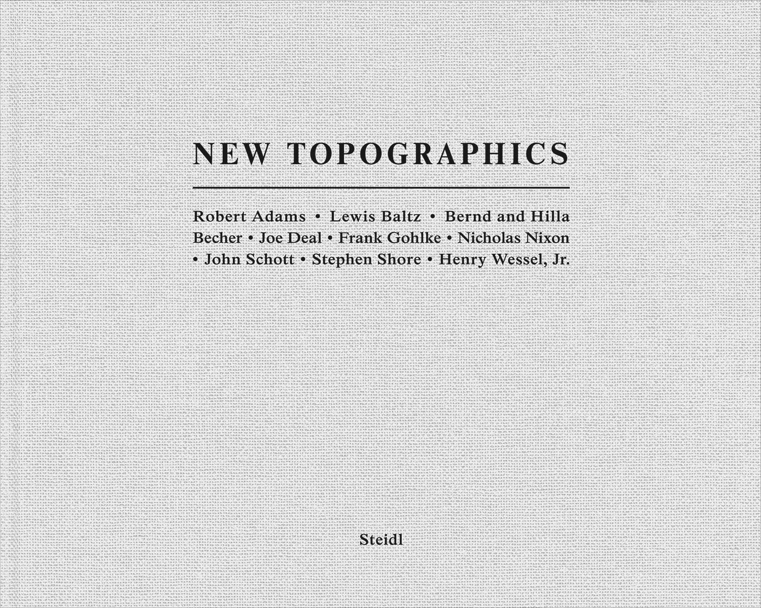 New Topographics édition reliée de prestige sur papier haute densité