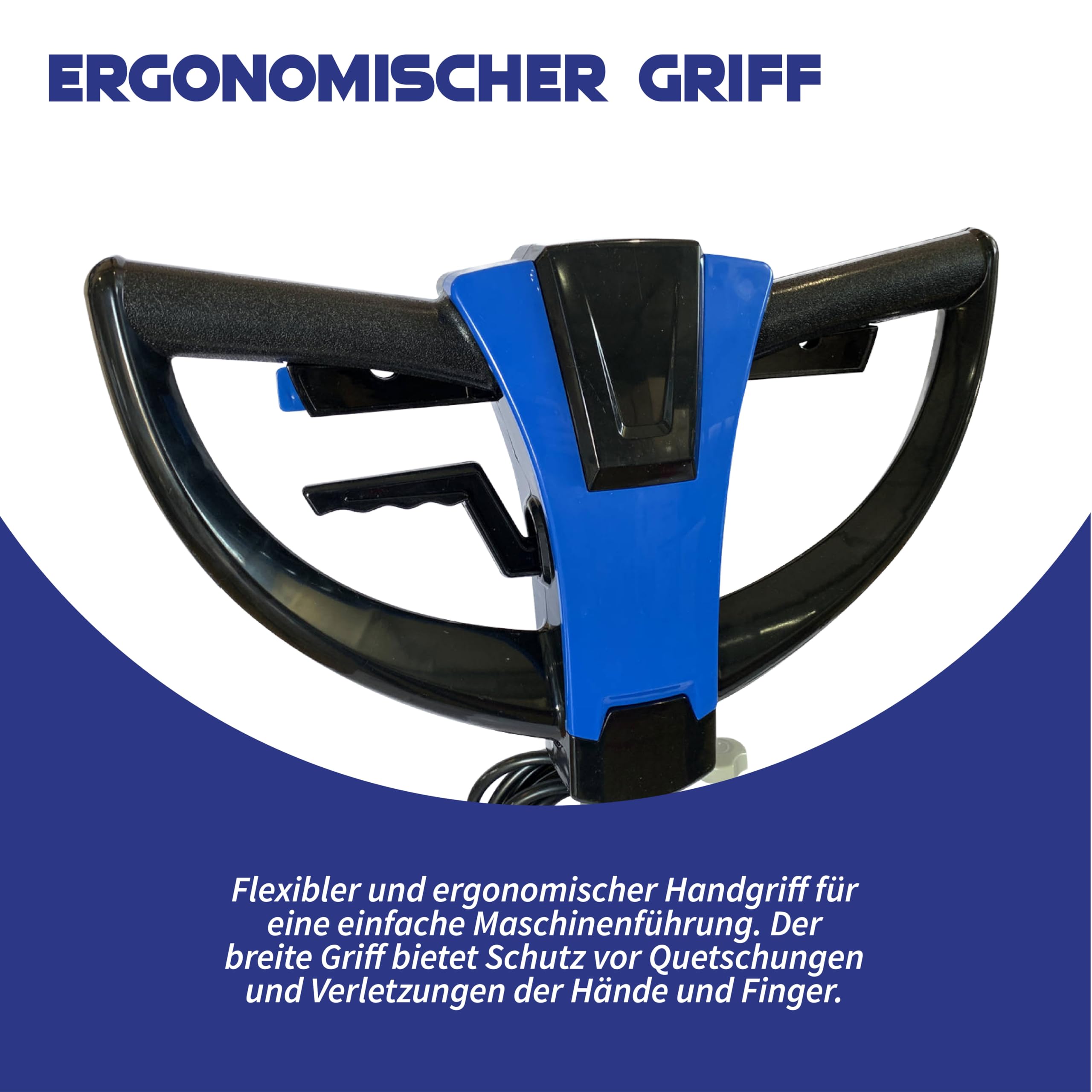 Einscheibenmaschine 17 - Bodenreiniger mit Zubehör für Polieren, Teppichreinigung, Entschichten, Schleifen - Reinigungsmaschine, Poliermaschine für alle wasserfesten Böden