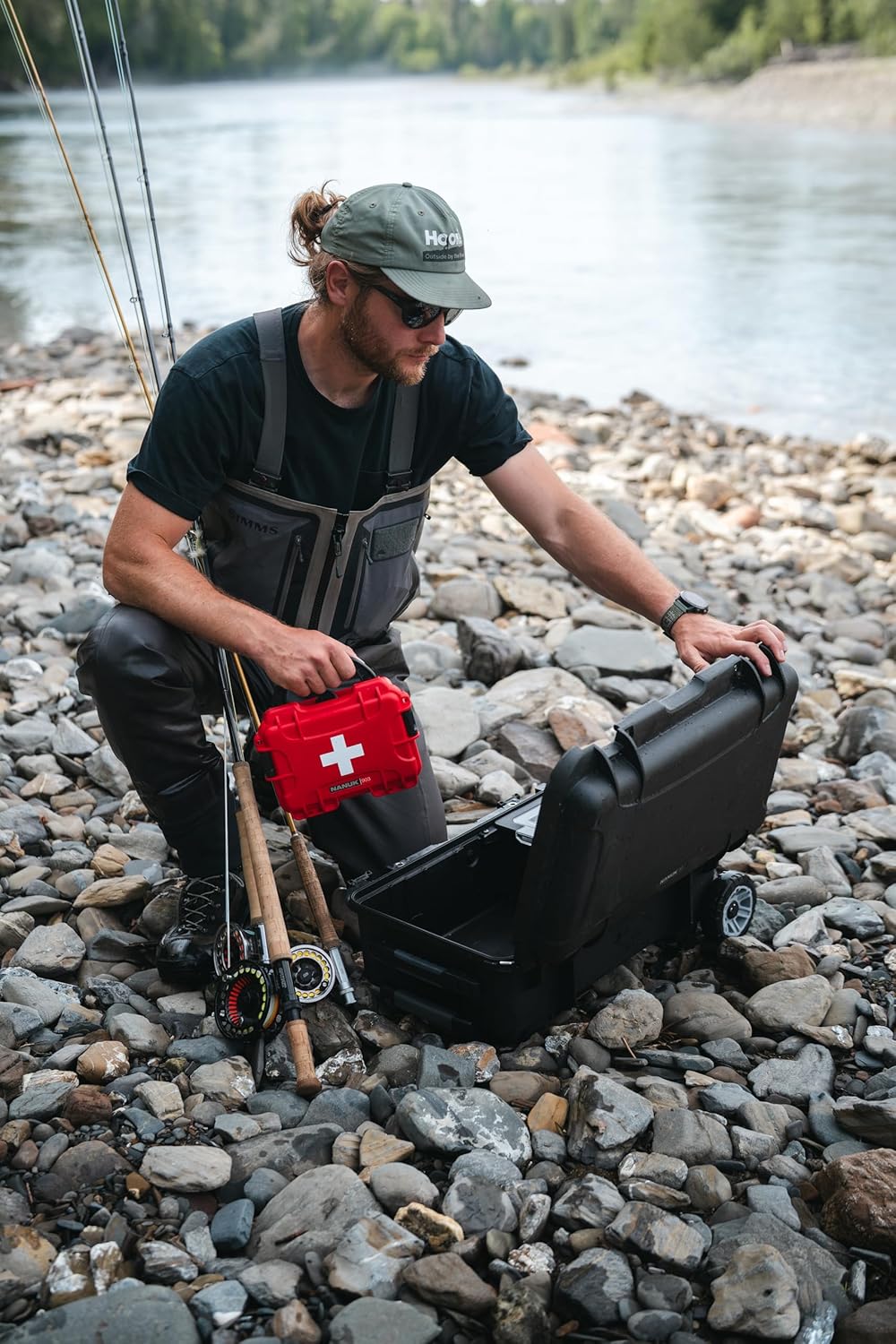 NANUK 903 Waterproof First Aid Box Empty – Durable, Medical First Aid Organizer Case, IP67-Rated, Dustproof, Impact-Resistant, and Floats (7.4" x 4.9" x 3.1") – Red - Image 6