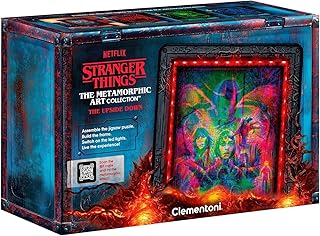 Comprar Clementoni- Puzzle Stranger Things - The Upside Down - con luz LED: Rompecabezas de 520 Piezas - escenas Que cambian de Color con Eleven, Sus Amigos y el Mind Flayer