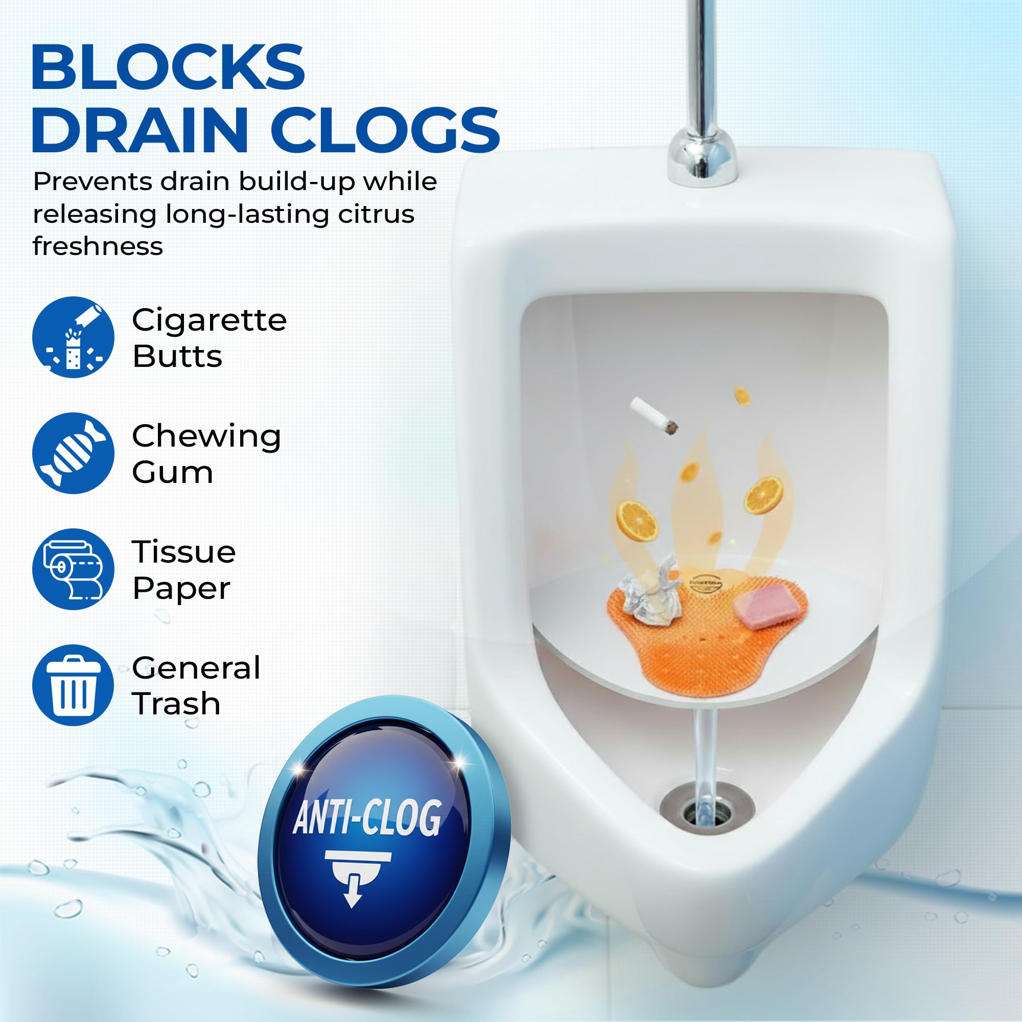 FreshNClean Desodorante para pantalla de urinario (paquete de 36)