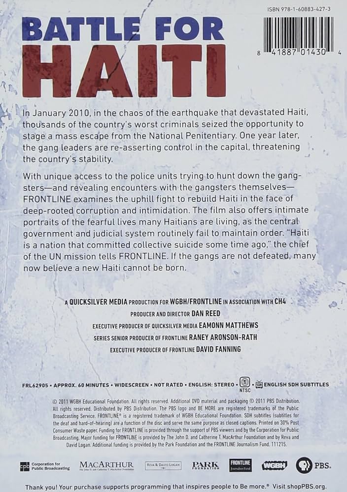 Amazon.com: Frontline: Battle for Haiti : Dan Reed, Dan Reed