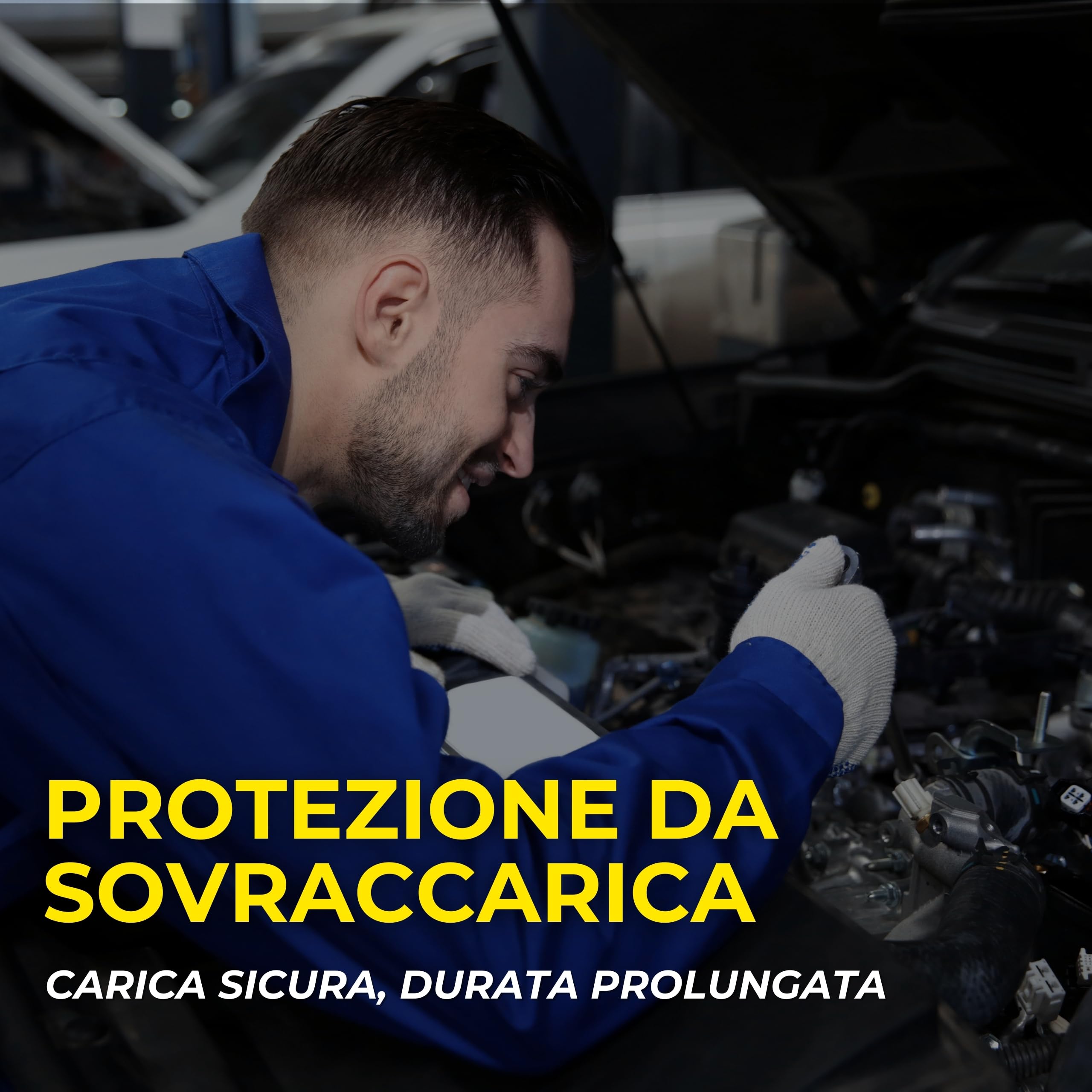 Goodyear Jump Starter Rozrusznik Awaryjny 8000 Mah, Wielofunkcyjny, Litowy, do Samochodów z Silnikiem Benzynowym i Wysokoprężnym, Funkcja Powerbanku, Latarka LED, 3 Tryby Pracy