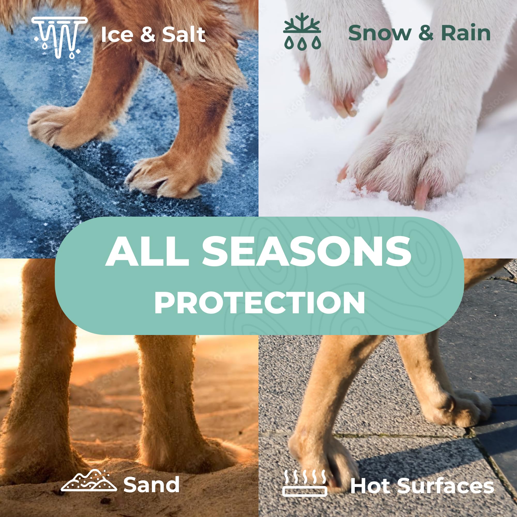 PAW Balm Dog Paw Protector From Hot Pavement, Dirt