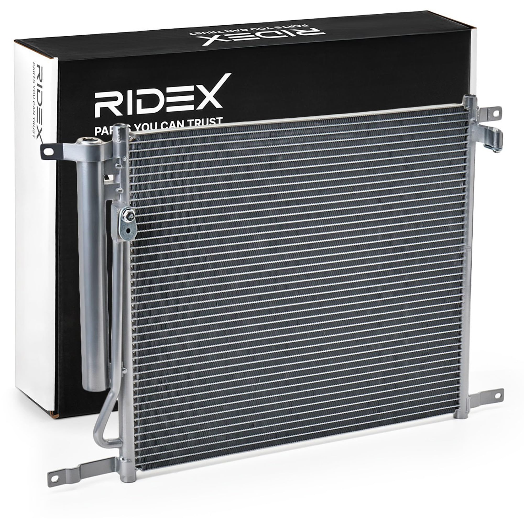 RIDEX 448C0165 Condensador aire acondicionado con secador Compatible con CHEVROLET Aveo/Kalos Hatchback T250, T255