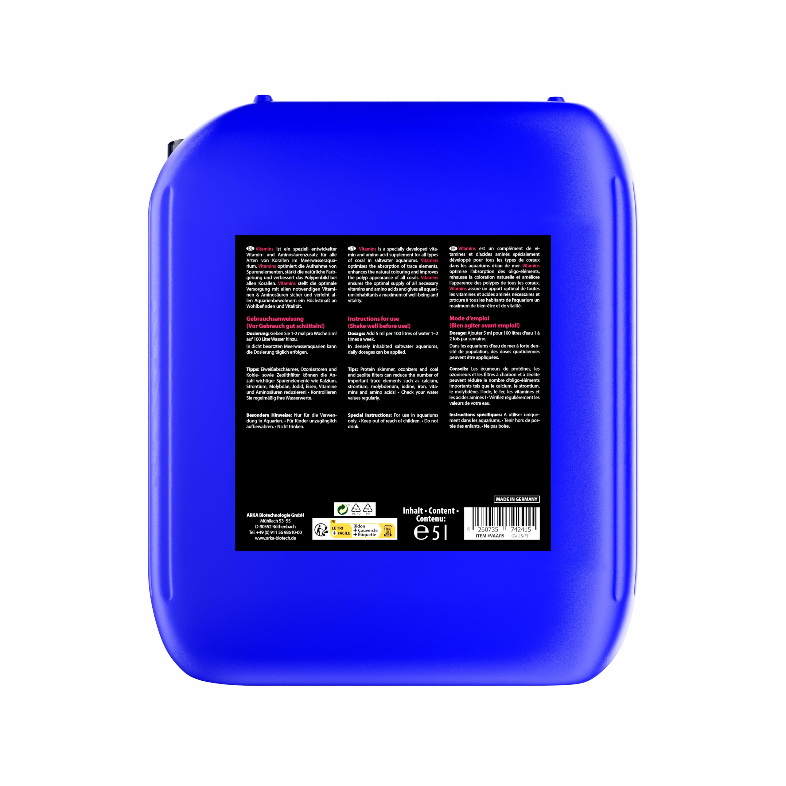 Multivitamine Meerwasseraquarium 5000 ml - Vitamins Vitamine & Aminosäuren