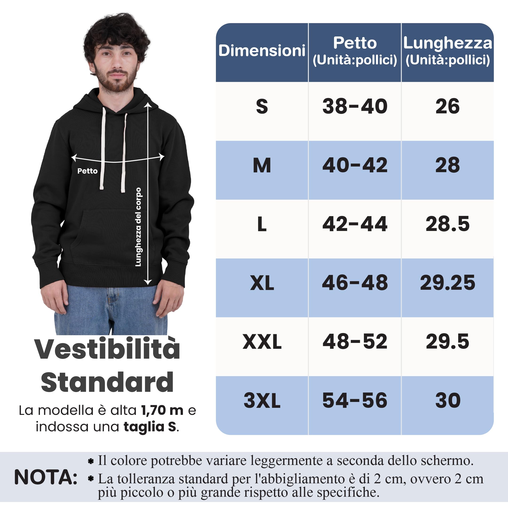 SoftSpun Felpa con Cappuccio Uomo | qualità Premium | Felpa Uomo Tinta Unita | Felpa Cotone Calda e Morbida