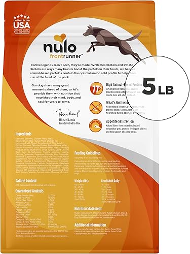 Miniatura 2 de Nulo Frontrunner Ancient Grains - Alimento para perros con alto contenido de proteínas, pollo, avena y receta de pavo - Alimento seco natural para