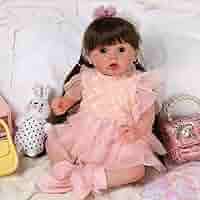 フルビニール　リペイント　リボーンドール　女の子♡ Amazon.co.jp: 98CM 幼児リアルな人形大きいリボーンドールフル