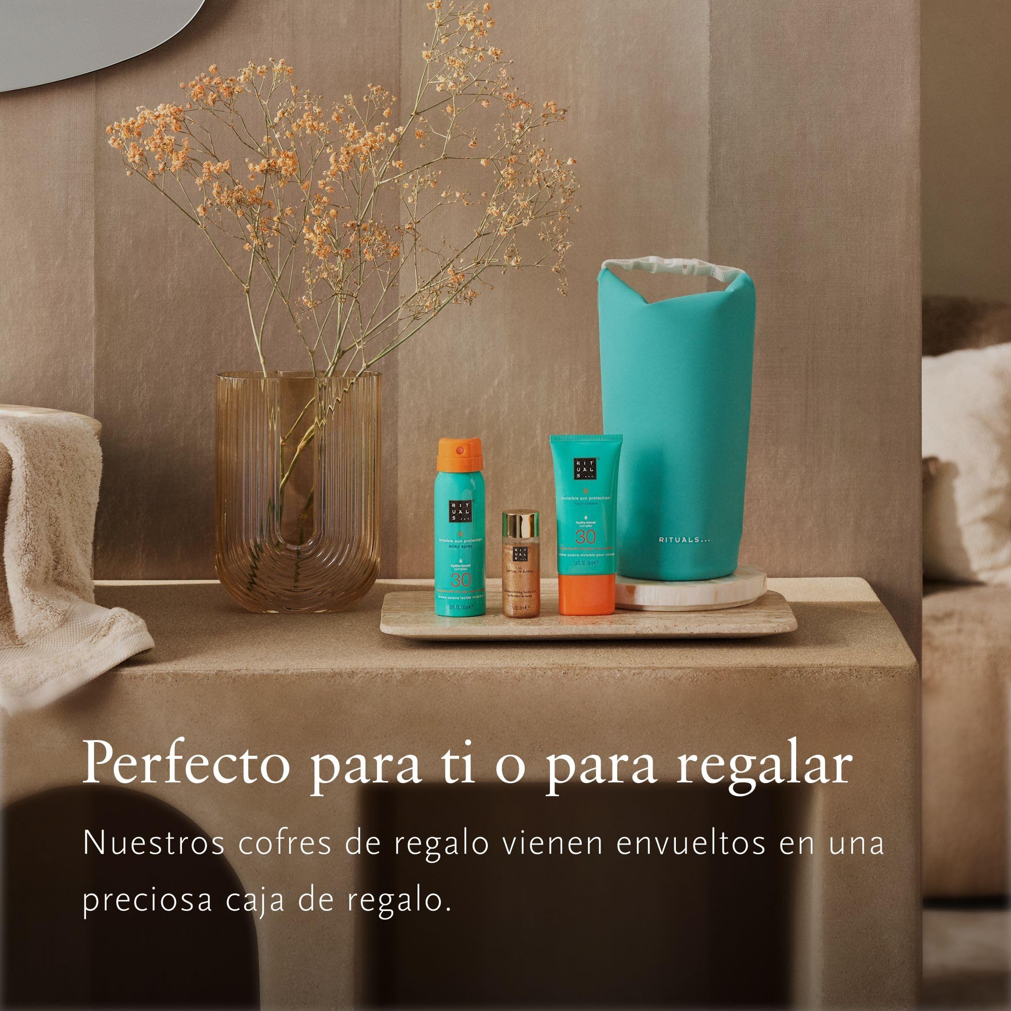 RITUALS The Ritual of Karma 3 prodotti solari, SPF 30, Set Regalo | Cofanetto regalo, essenziali bagno e corpo, pronto da regalare, rituale self-care