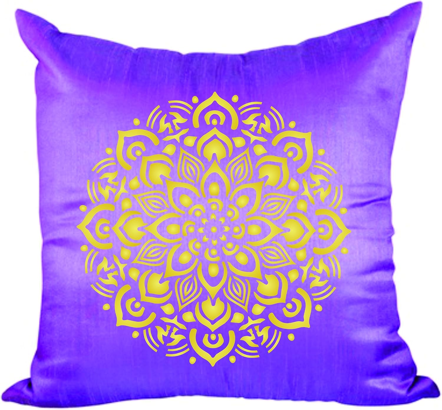 Stencils for Walls: Healing Mandala Stencil, 14 x 14 inch (L) - AUM Indian Buddhist Spiritual