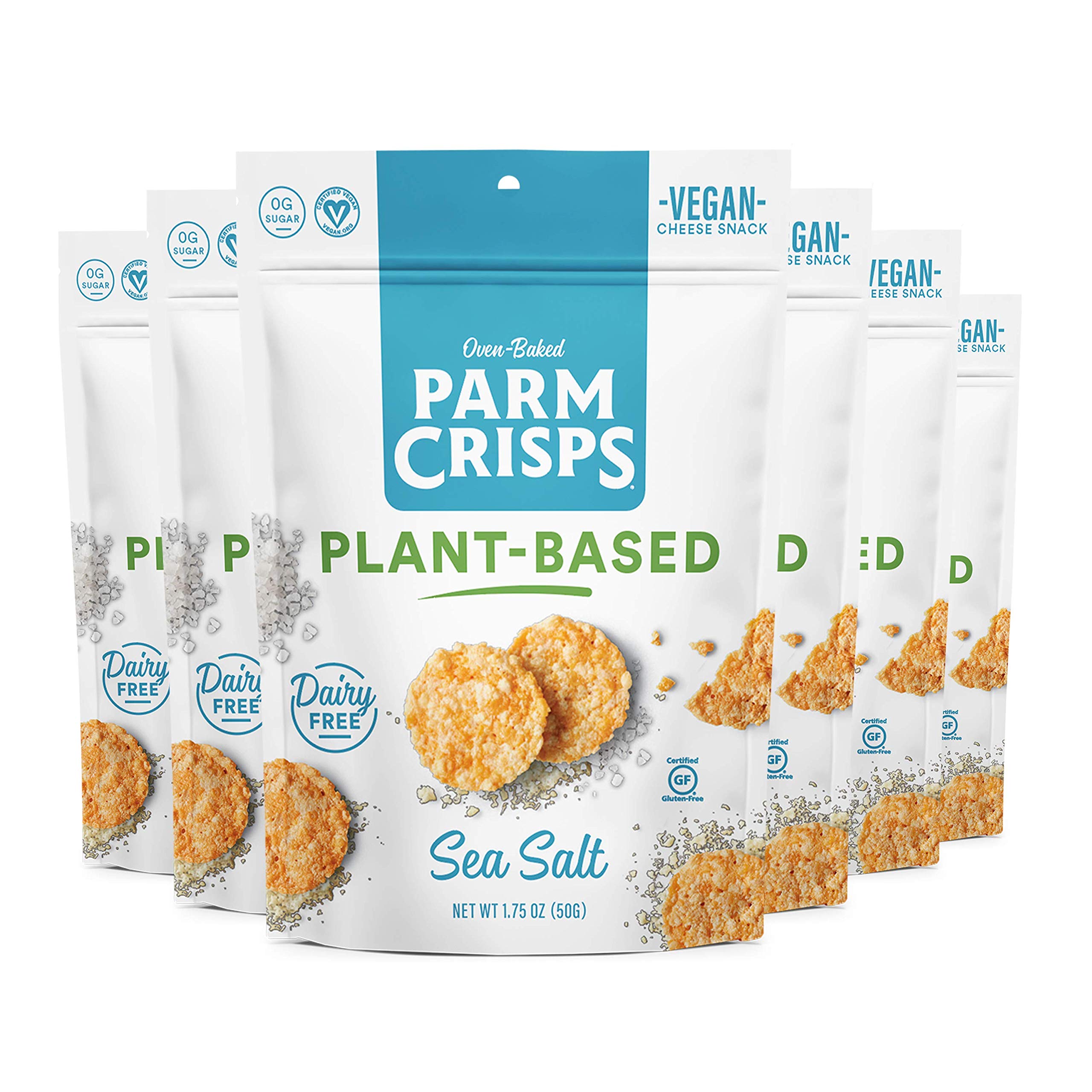 Buy ParmCrisps Based Sea Salt Crisps, Keto Gluten Free Snacks, 100