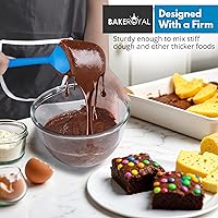 Vista 7 de Juego de espátulas de silicona – 4 espátulas de goma de silicona resistente al calor 600 °F para tareas diarias – Espátulas de cocina de diseño sin