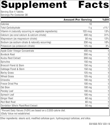 Miniatura 2 de Source Naturals Equilibrio alcalino para apoyar el equilibrio de PH* - 120 Tabletas