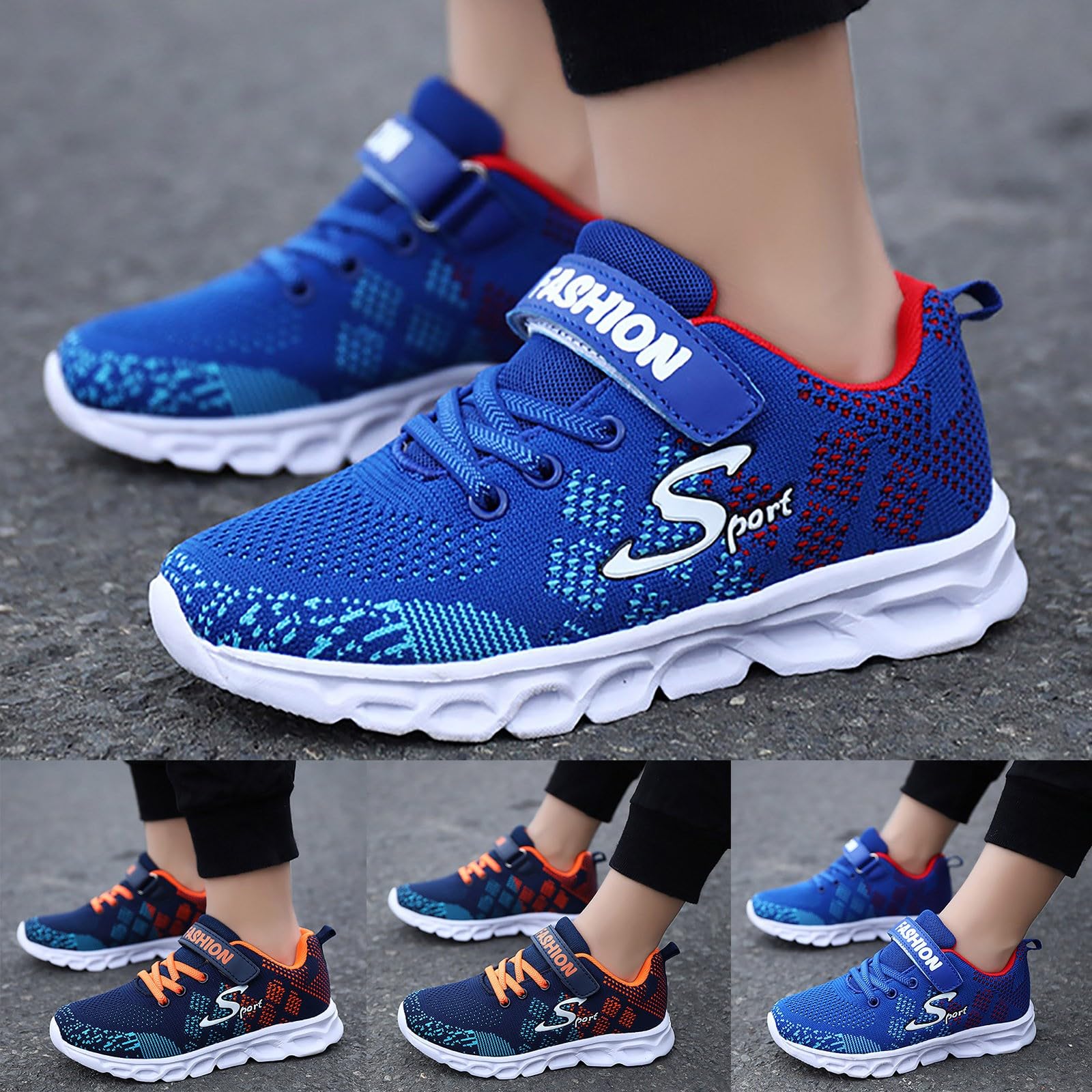 Allbestop Kinderturnschuhe - Leichte Sportschuhe Mit Klettverschluss