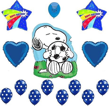 Amazon スヌーピーピーナッツmovieパーティー用品誕生日パーティーバルーンセット 風船 バルーン おもちゃ