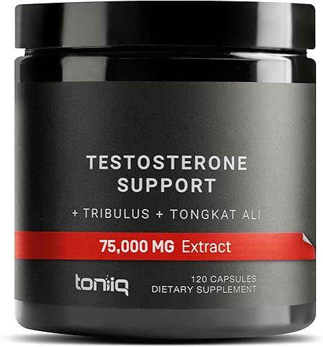 Elite T Formula 75,000 mg Power Cápsulas - Mejoradas con Tribulus (95% de saponinas), 2001 Tongkat Ali, 301 Fadogia, 25% Withanólidos Ashwagandha - disponible en Yaxa Peru
