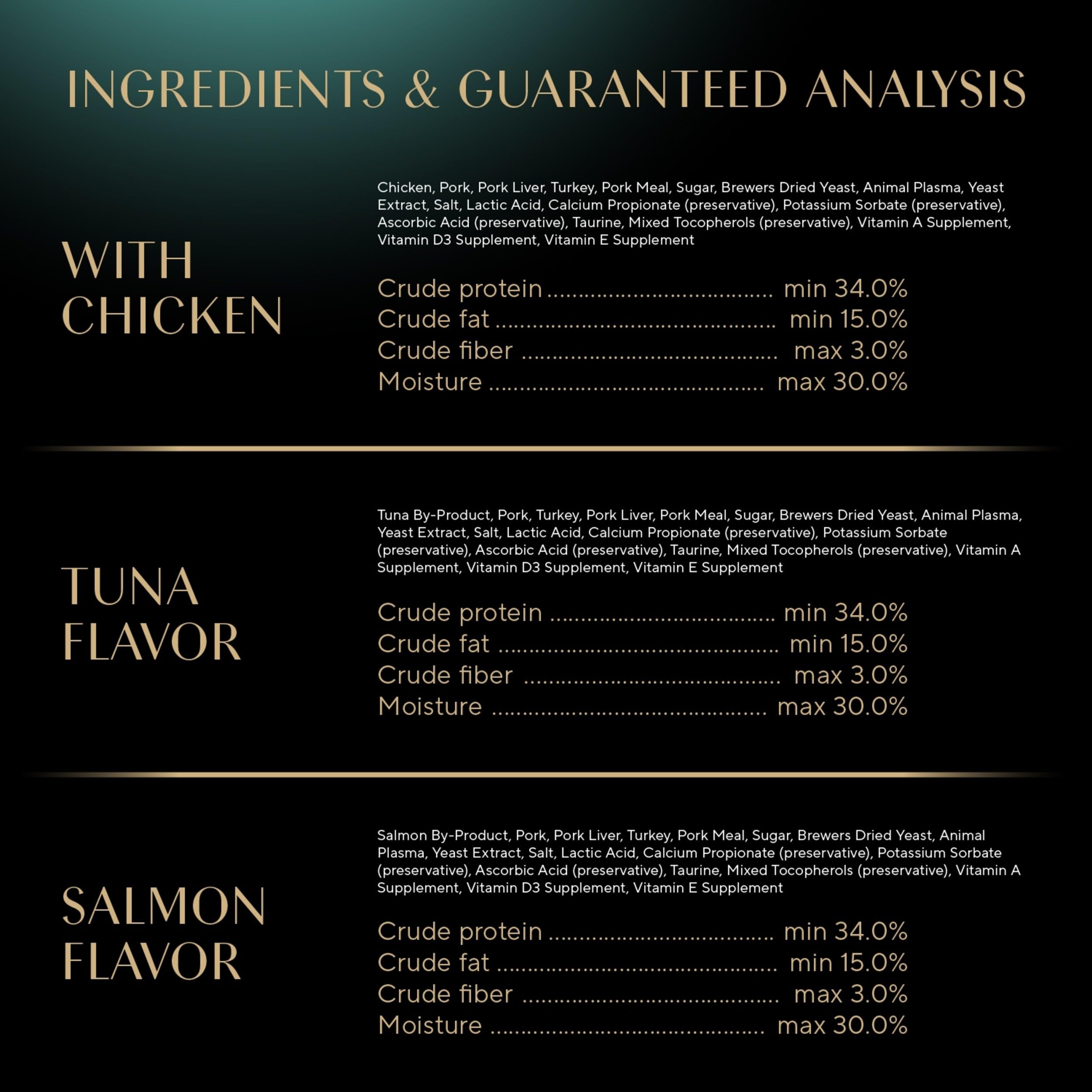 Sheba Meaty Tender Sticks Soft Cat Treats Chicken, Tuna, and Salmon Flavor, 0.14 oz., 40 Sticks