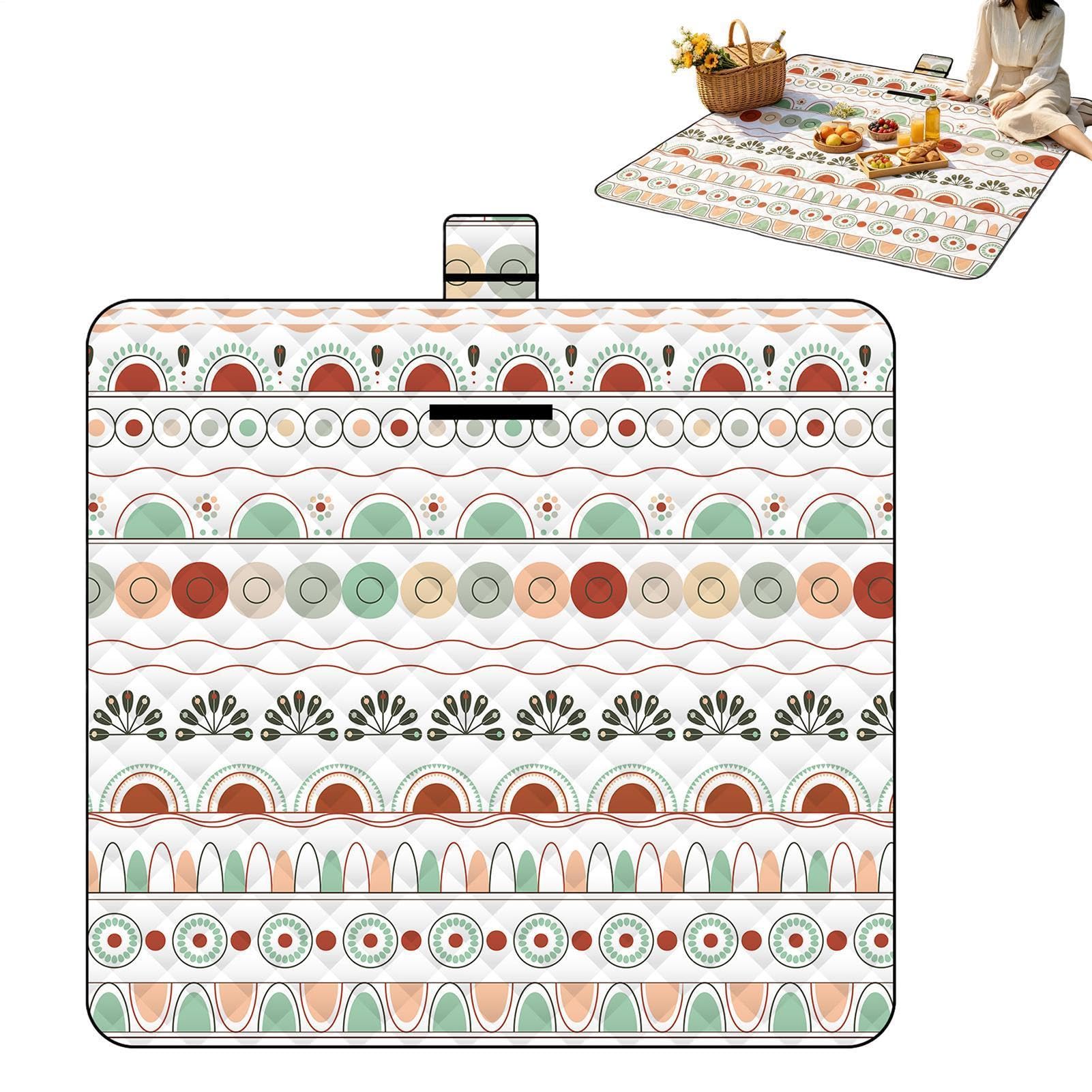 Couverture De Pique-Nique Imperméable Matelas De Sol Pliable Imperméable Et