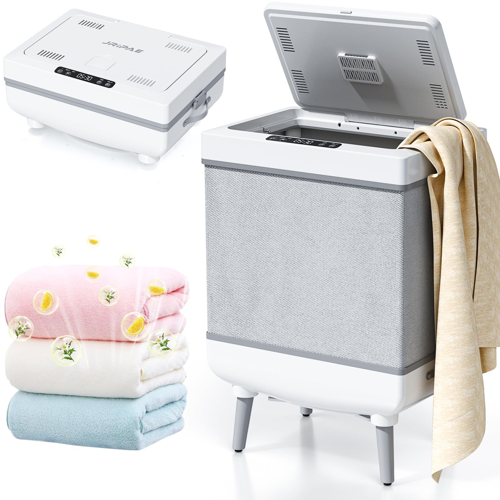 Amazon.com: Jripae 35L Towel Warmers for Bathroom, Foldable Towel