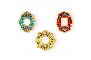 Peruvian Decorative Accent Mini Mirror Set for Wall Home Decor
