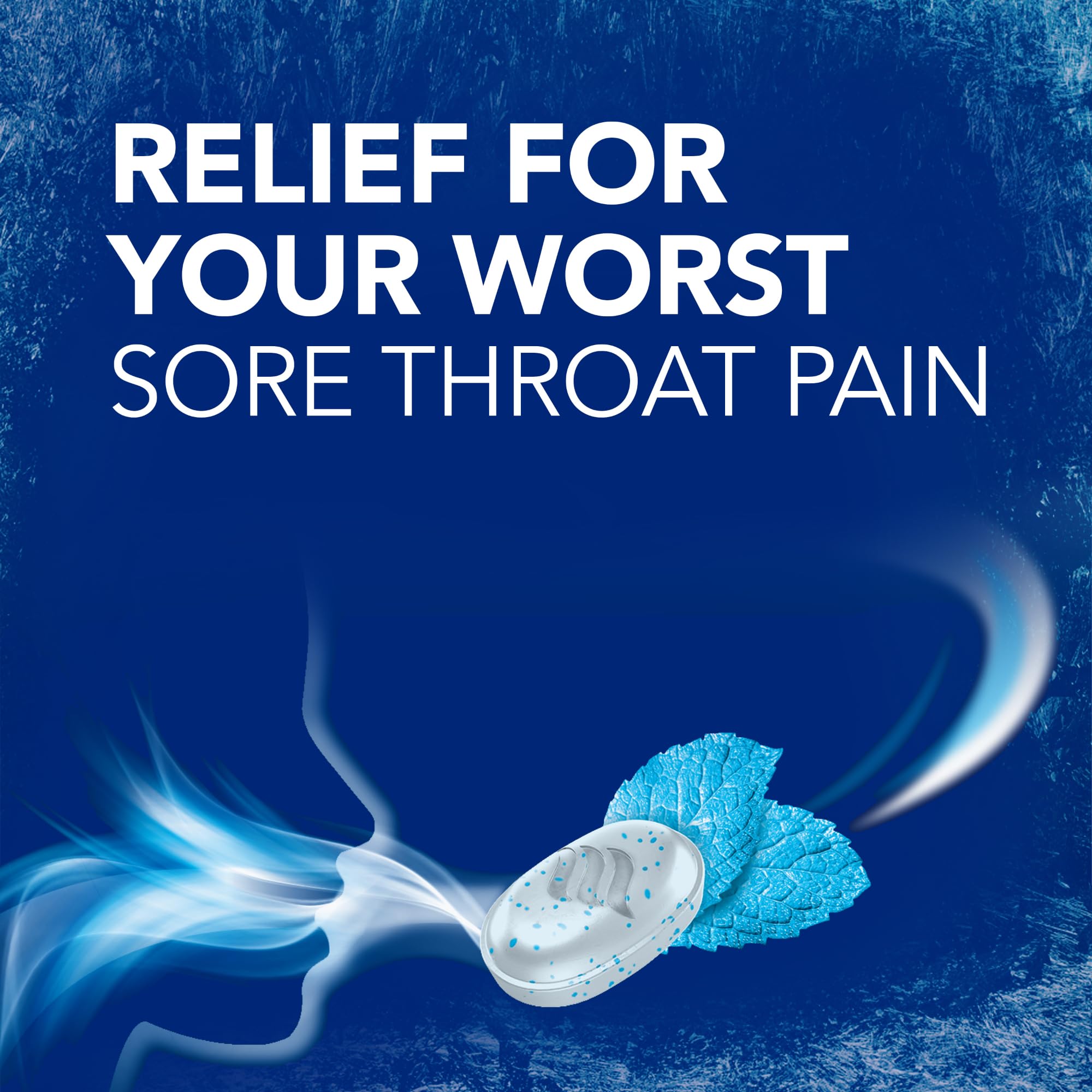 Vicks VapoCool Severe Medicated Sore Throat Drops, Max Strength Menthol, Soothes Sore Throat Pain, Winterfrost Flavor, 70 Count — Amazon image 5