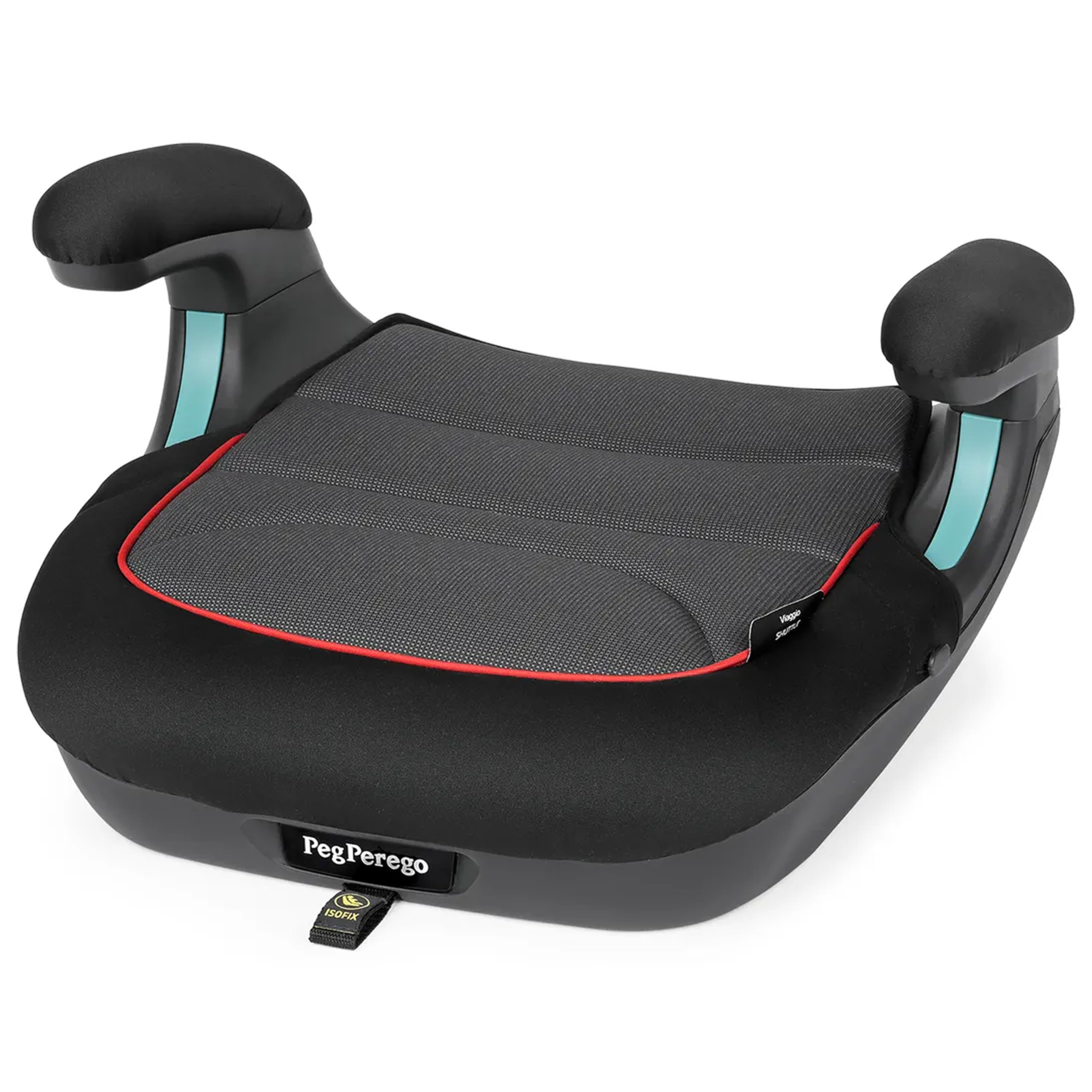PEG Viaggio Shuttle Seggiolino Auto i-​Size, Rialzo per Bambini 125–150 cm, 6–12 Anni, 22–36 kg, con ISOFIX, Portabibite Incluso, Active