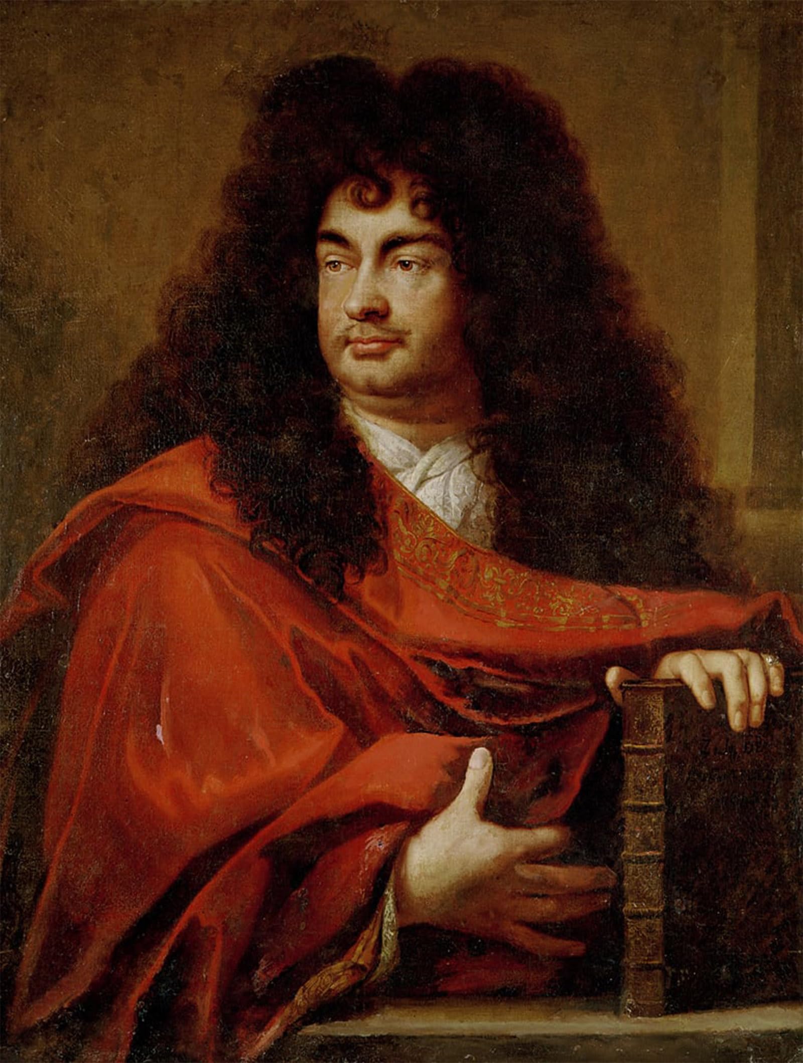 SERENDIPITP Retro Picture Poster Wall Art Pictures Painting Portrait of Montfleury by Charles Le Brun Wall Art Canvas Print for Wall Decor 60x90cm