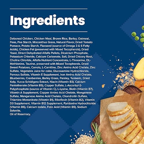 Vista 52 de Blue Buffalo - Alimento seco con la fórmula Life Protection, natural, para perros adultos, con pollo y arroz integral, 5 libras