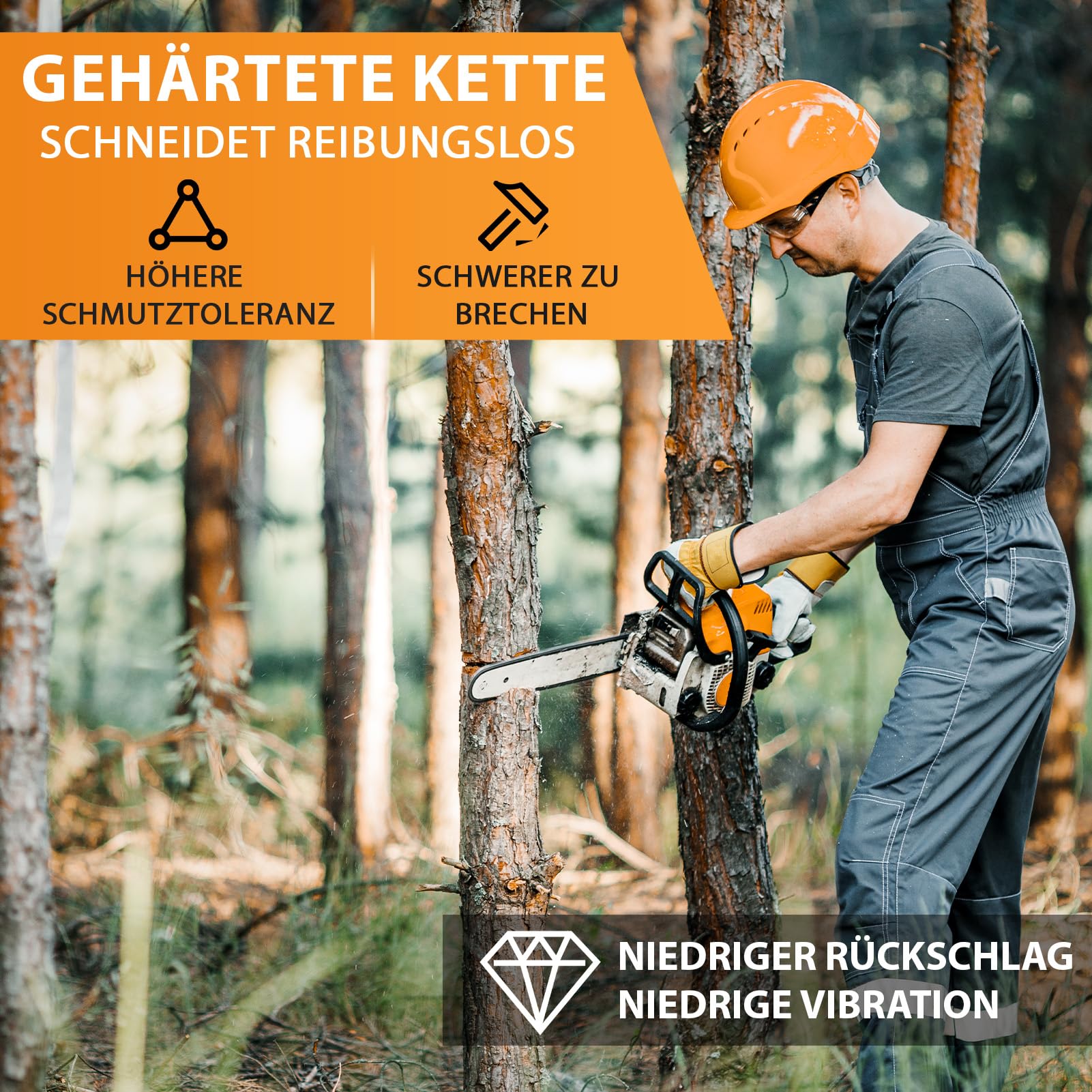 4 cadenas de sierra de 30 cm, 1/4 pulgadas, 1,1 mm, 64 eslabones motrices, cadena de motosierra compatible con motosierras Stihl 3670 000 0064 MSA 160 ms, MSA 60, MSA 70, MSA 120, MSA 140, MSA