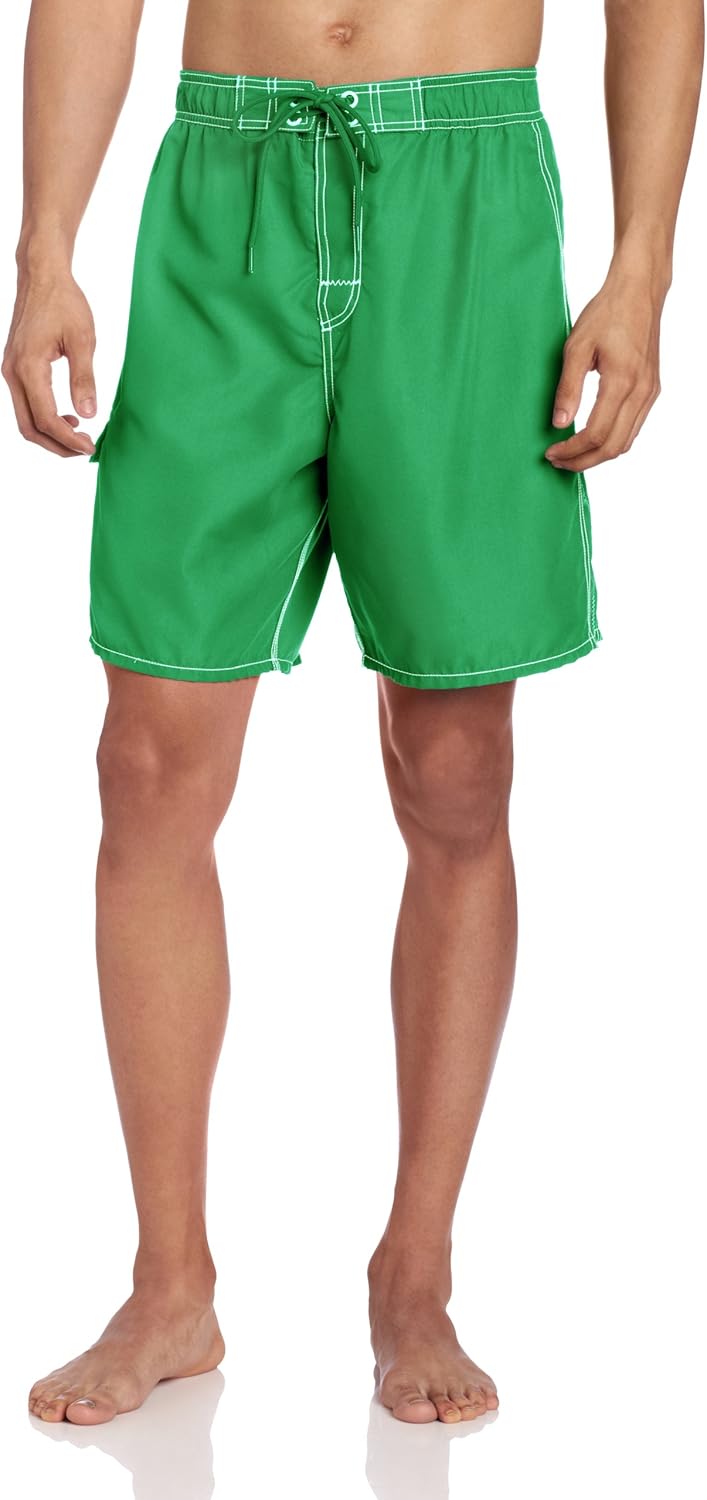 Mens solid swim trunks Clearance