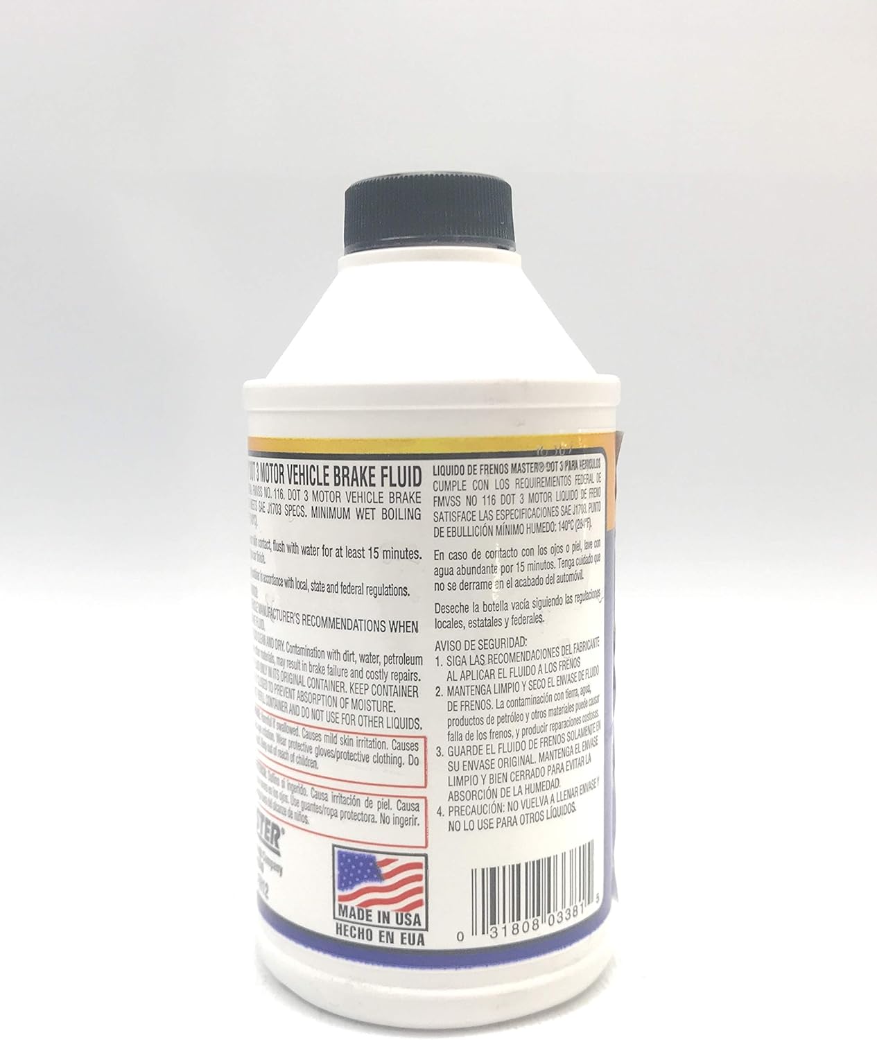 Master FH12-12PK Brake Fluid DOT 3 12/12OZ