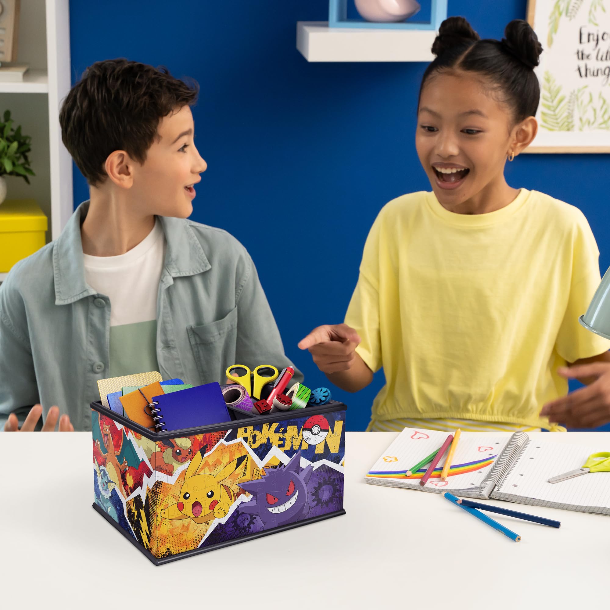 Ravensburger 3D Puzzle 11546 - Aufbewahrungsbox Pokémon - Praktischer Organizer für Pokémon Fans - Geschenkidee für Erwachsene und Kinder ab 8 Jahren