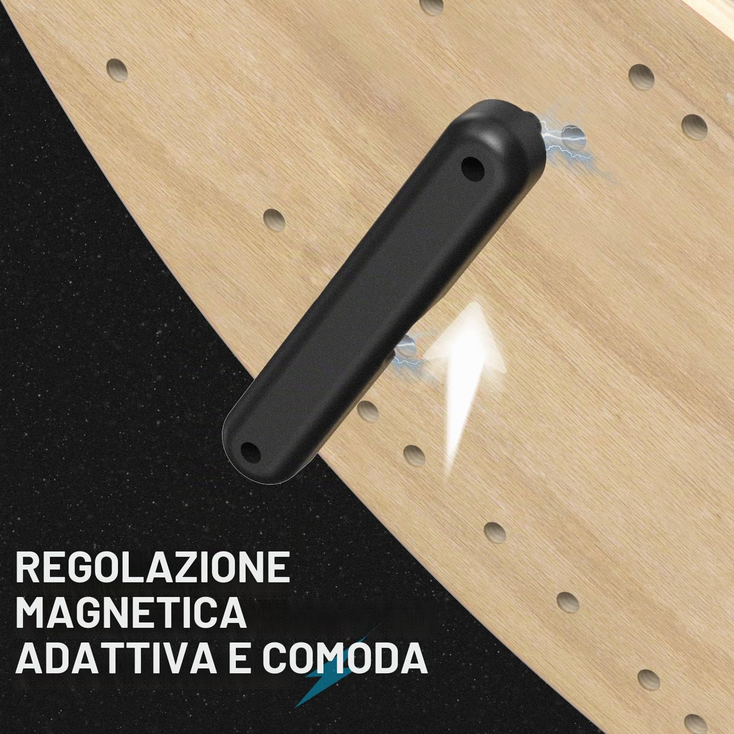 Balance Board in legno: Sportneer, skateboard, tavola da surf indoor e allenamento di equilibrio per bambini e adulti