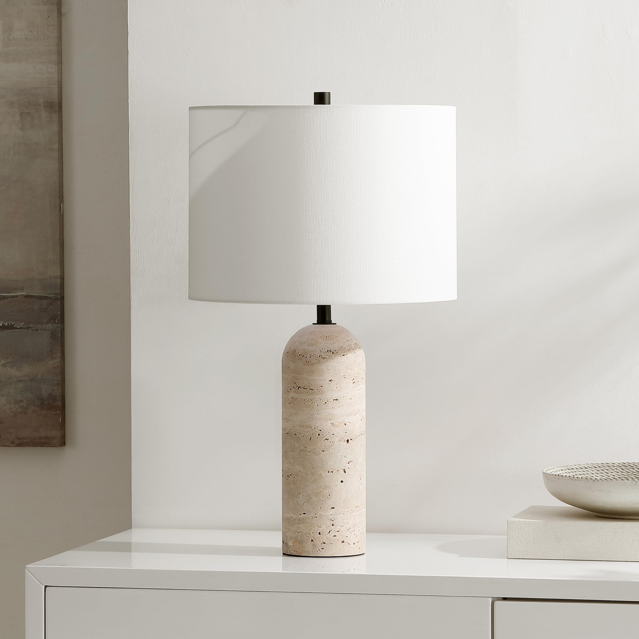 Amazon.com: SAFAVIEH Lighting - Jolene 24-Inch Travertine Table