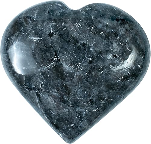 Miniatura 4 de Crocon Juego de piedras de soplo con forma de corazón de sodalita de 1.969 in, 450 quilates, bolsillo de cristal curativo, colección de piedras de