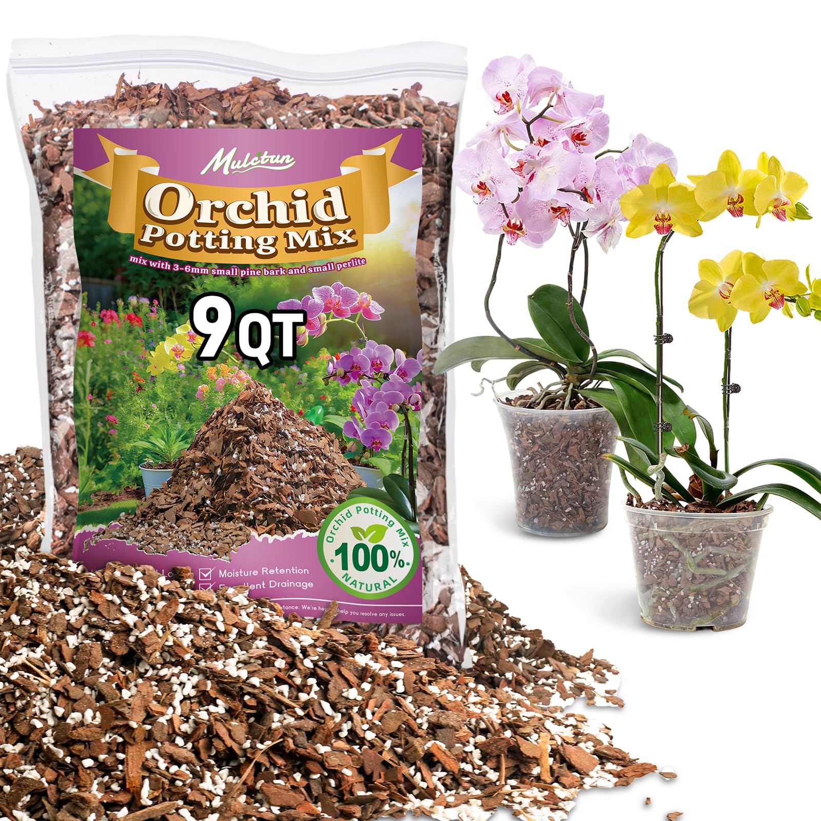 Mulctun Orchid Bark Potting Mix