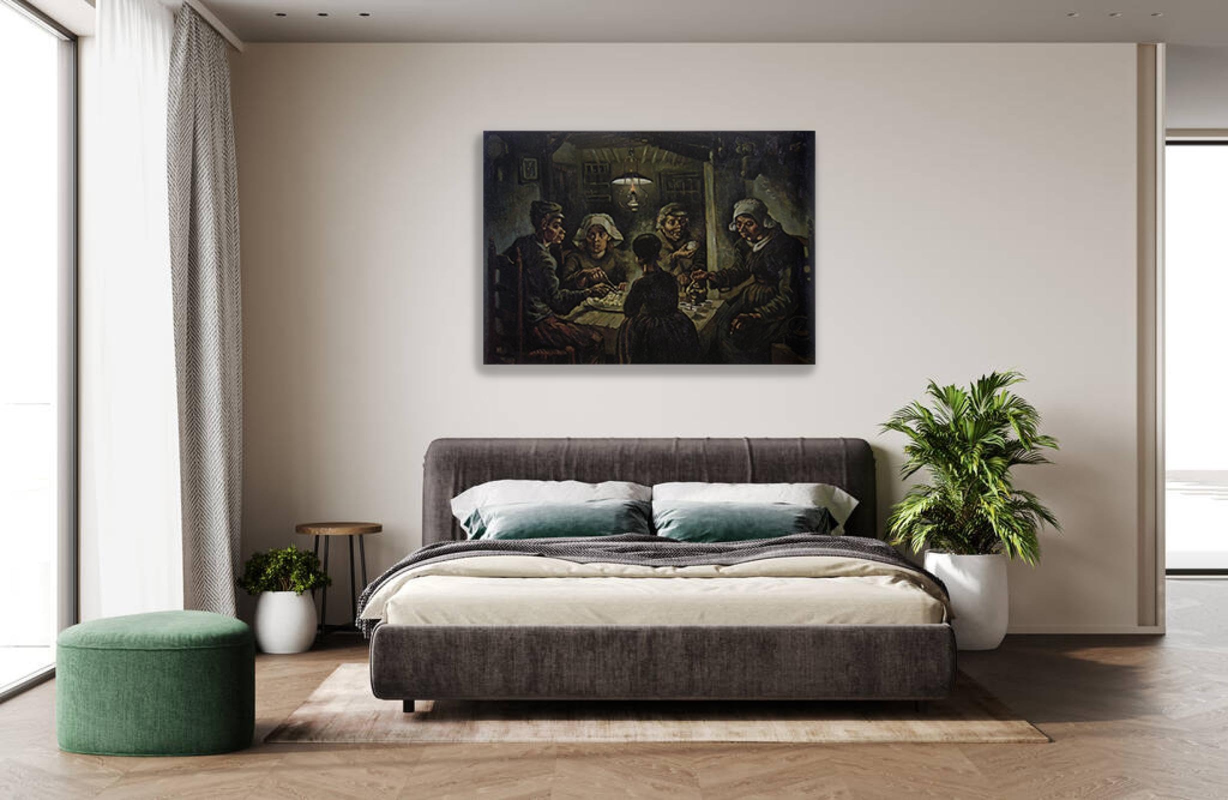Pintura De Batata Os Comedores De Batata Van Gogh Pintura Por