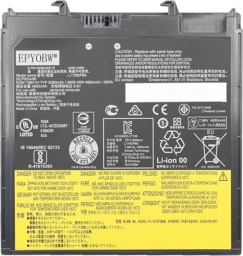 Miniatura 7 de Batería para portátil L19C3PD6 de 52.5 Wh, compatible con Lenovo ideapad Flex 5-14IIL05 5-14ITL05 5-14ARE05 5-14ALC05 5-15IIL05 5-15ITL05 5-15ALC05