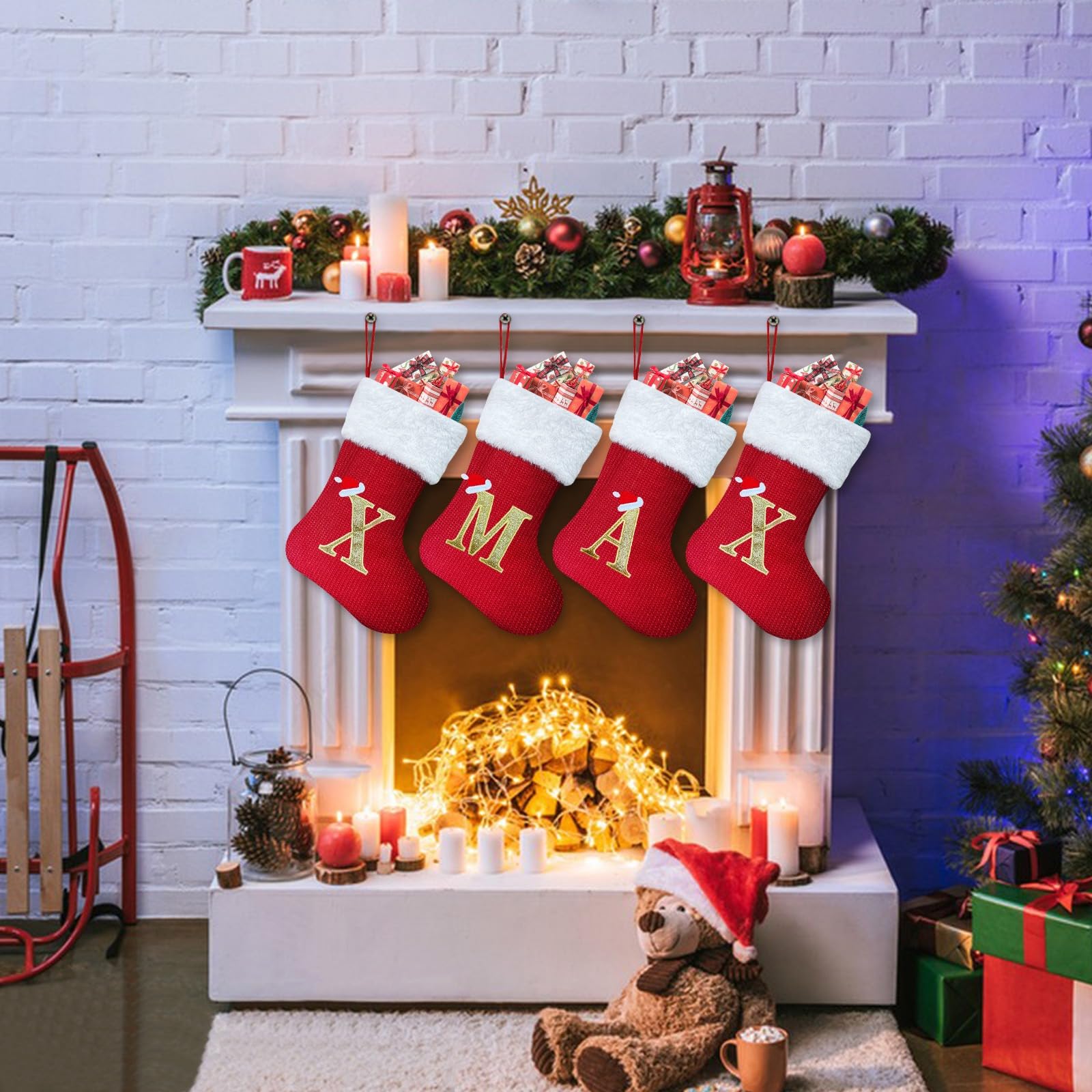 Chaussette de Noël personnalisée - La boutique de Sandra Chaussette de Noël personnalisée - La boutique de Sandra