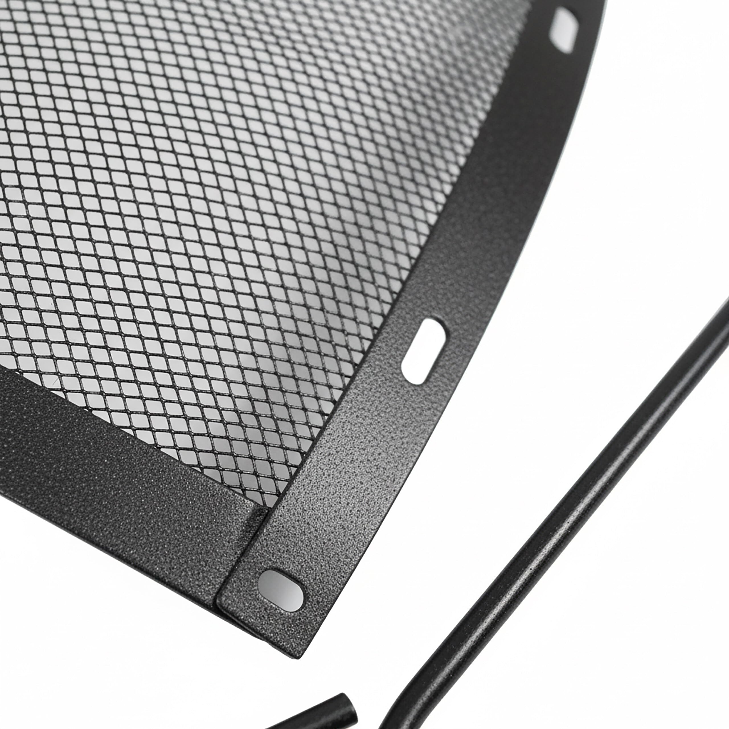 Relaxdays Parascintille in Acciaio Ø 50 cm con attizzatoio, Maniglia e griglia Rotonda Nero