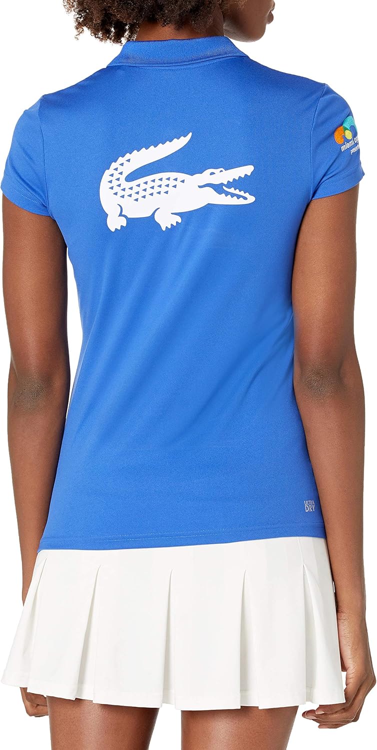 Lacoste Women's Sport Miami Open Graphic Ultra Dry Polo Shirt: Clothing