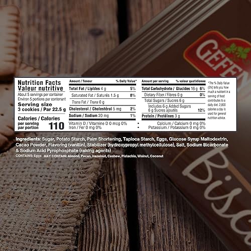 Miniatura 3 de Gefen Galletas de té de chocolate sin gluten, 4.2 onzas (paquete de 3) | Galletas de té sociales | Kosher para Pascua