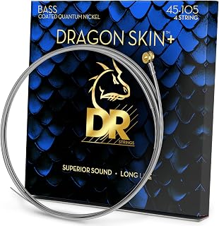 DR Strings DRAGON SKIN+ - Coated Quantum Nickel Electric Guitar Strings – DEQ-7/9 – Superior Sound with Comfortable Feel & Long Life – Light 7 String 9-52
