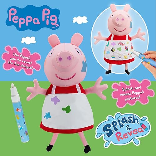 Miniatura 6 de abgee Peppa Pig Splash & Reveal Peppa, juguete suave preescolar, juego creativo, regalo para niños de 2 a 5 años