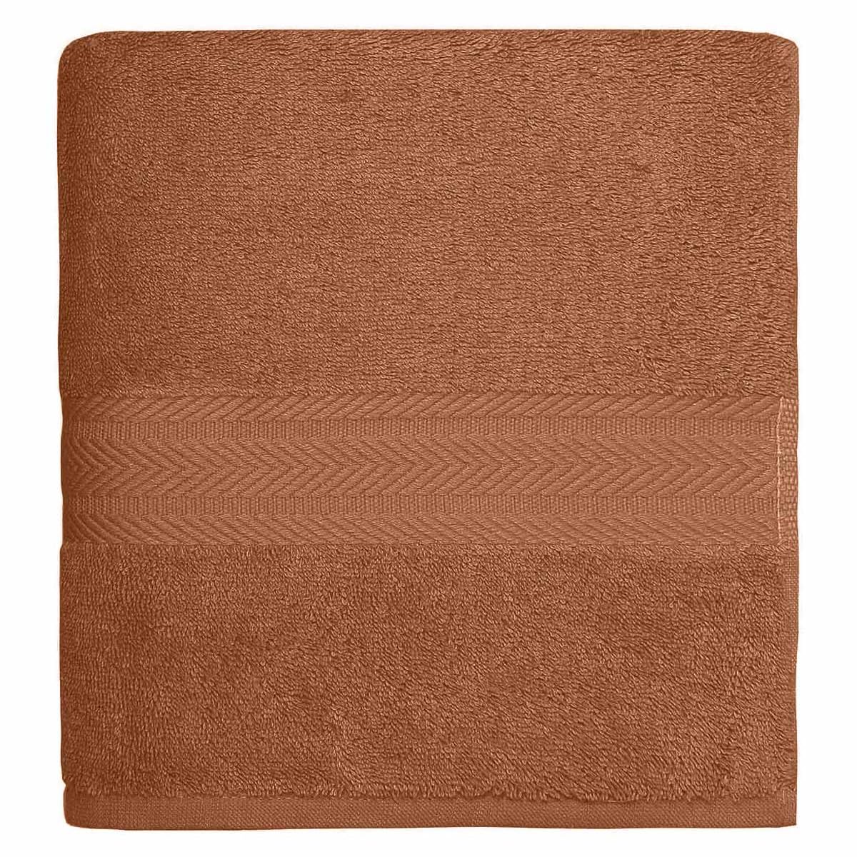 Maxi drap de bain brique Sensei Maison une caresse de douceur pure