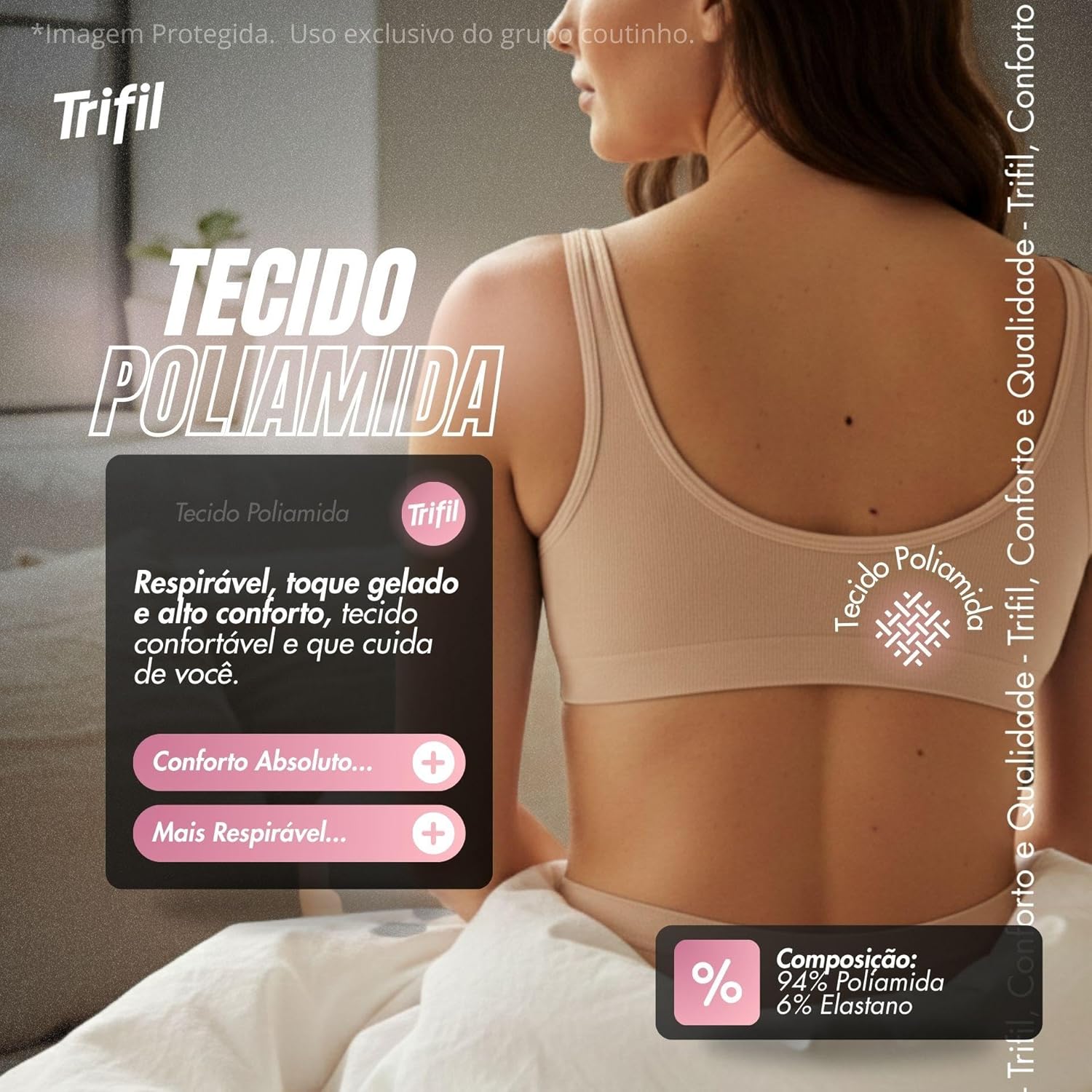 Sutiã Trifil Top Daily C03294 em promoção! Veja a oferta e mais achadinhos de Moda íntima 3 Hoje é o melhor dia para comprar Sutiã Trifil Top Daily C03294 com aquele preço maroto! Promoção! Aproveite a oferta! 3