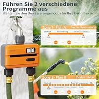 Diivoo WiFi Öntözőóra 2 Kimenettel, Vízfogyasztásmérővel és Okos Alkalmazással 5