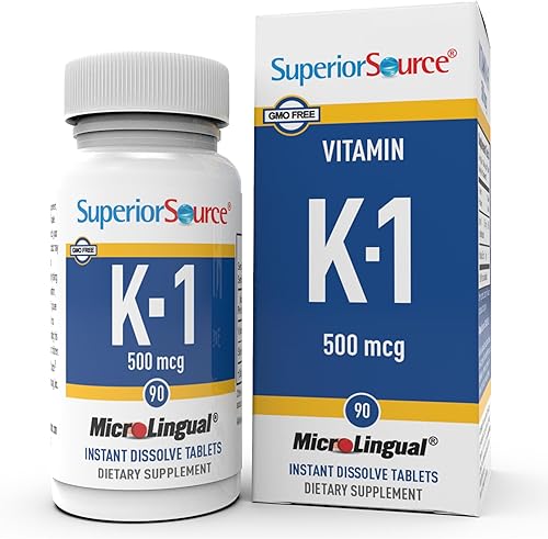 Superior Source Vitamina K1 500mcg