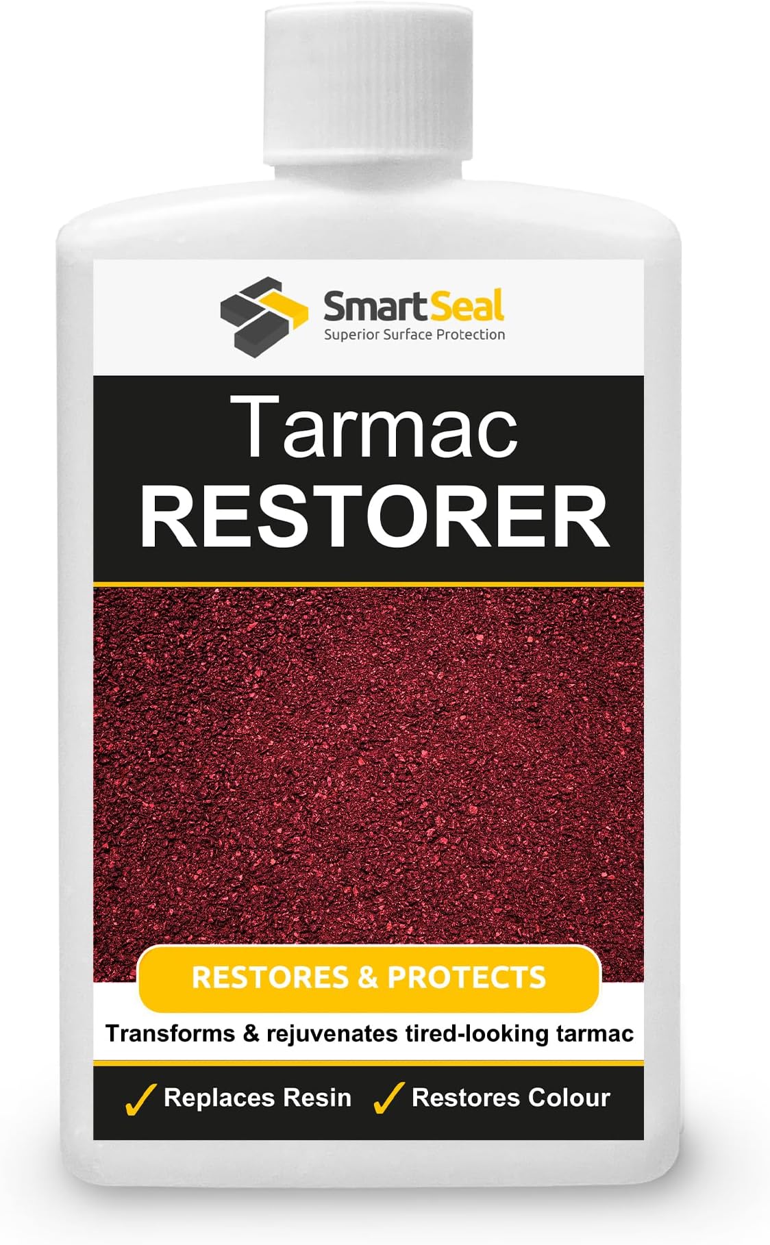 SmartSeal TARMASEAL Tarmac Restorer Red - Superior in Performance to Tarmac Paint For Driveways - EASY to apply Tarmac Restorer For Driveways - Transforms Old Look Like New - 100 ml Sample